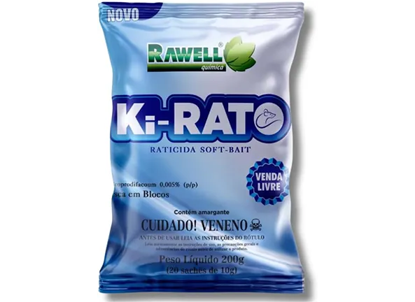 Controle Ratos Camundongos Soft Bait Isca 200g